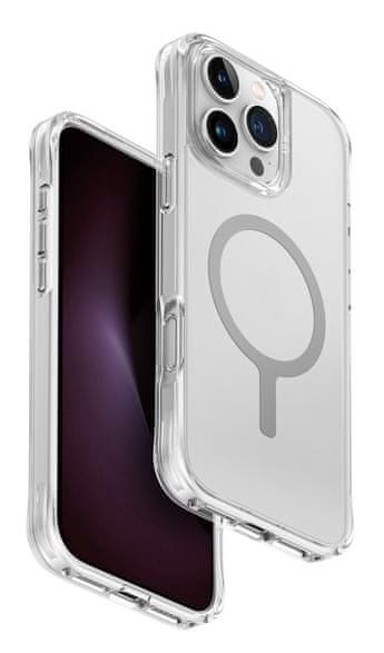 UNIQ Maskica LifePro Xtreme, iPhone 16 Pro Max 6.9", MagClick punjenje, prozirna, mat prozirna